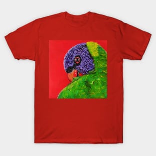 Lorikeet - Brightly Coloured Bird T-Shirt